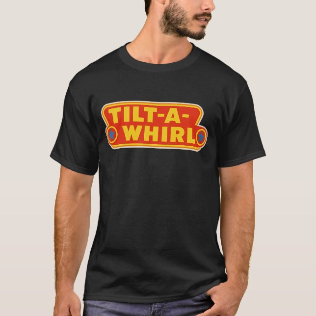 Camiseta TILT-A-WHIRL Retro carnaval estilo (Frente)