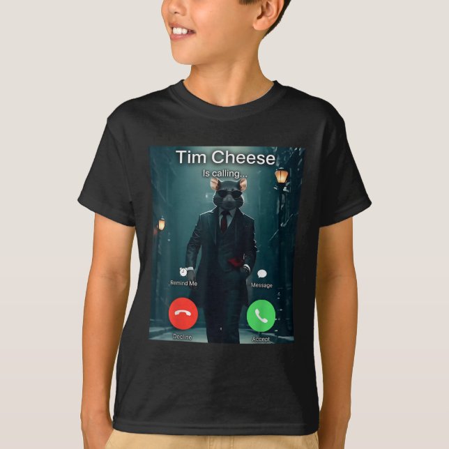 Camiseta Tim Cheese Meme (Frente)
