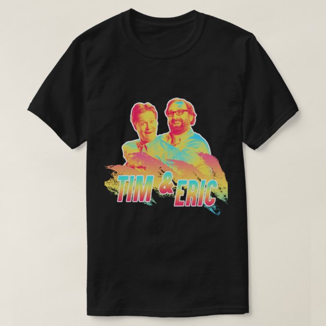 Camiseta Tim, Eric Tim e Eric - 80 anos (Frente do Design)