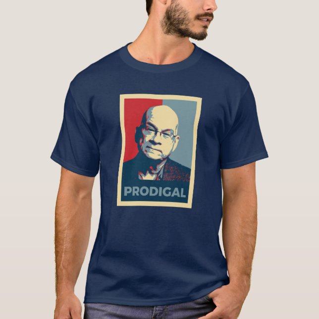 Camiseta Tim Keller no estilo Obama de Pop Art (Frente)