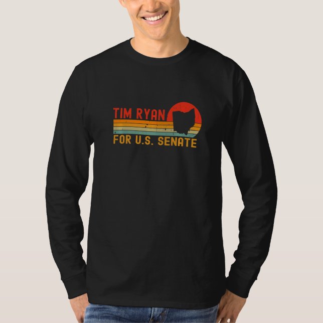 Camiseta Tim Ryan 2022 Para O Senado Liberal Democrata De O (Frente)