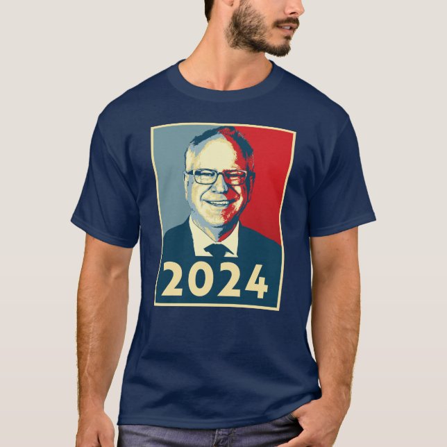 Camiseta Tim Walz 2024 (Frente)
