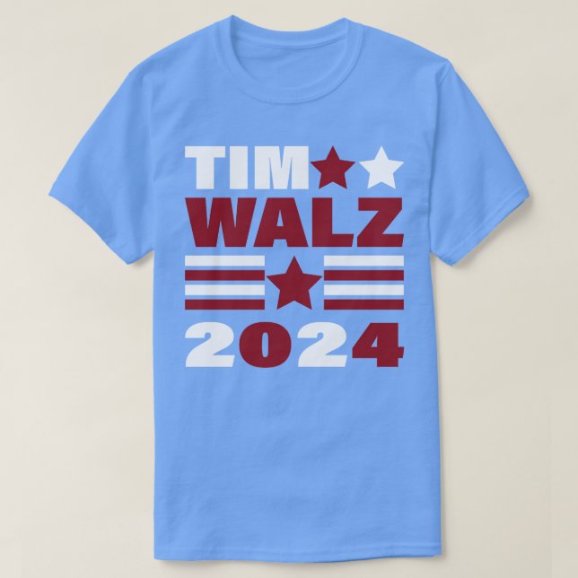 Camiseta tim walz 2024 TShirt 3 (Frente do Design)
