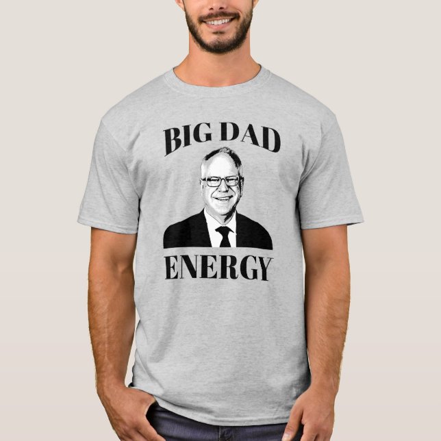 Camiseta Tim Walz Big Pai Energy (Frente)