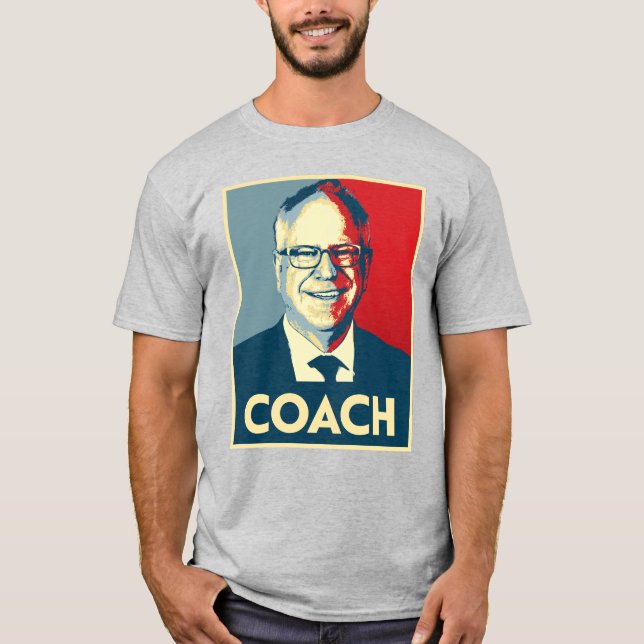 Camiseta Tim Walz COACH (Frente)