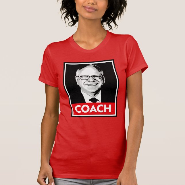Camiseta Tim Walz COACH (Frente)