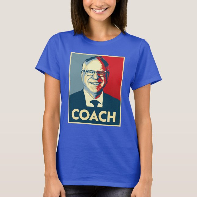 Camiseta Tim Walz COACH (Frente)