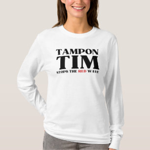 Camiseta Tim Walz do Absorvente Parará A Onda Vermelha-Tim