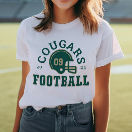 Camiseta Time da Mãe de Futebol Americano Personalizado Var