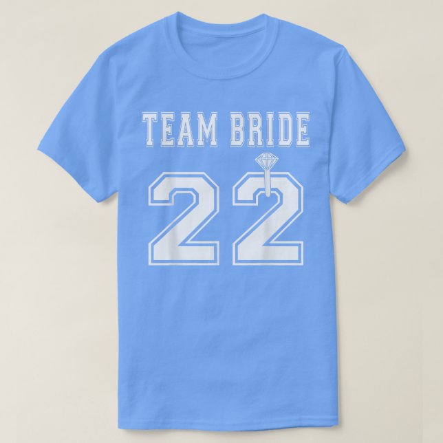 Camiseta Time da Noiva 2022 Chuveiro de Noiva Combinando  (Frente do Design)