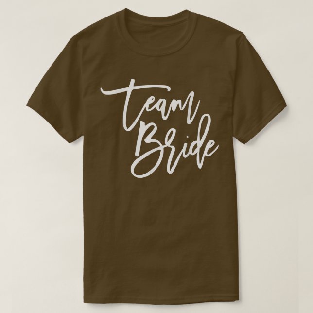 Camiseta Time da Noiva Combinando Roupas Lindas para Festa  (Frente do Design)