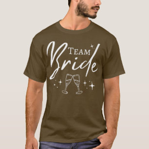 Camiseta Time da Noiva Conjunto Engraçado de Despedida de S