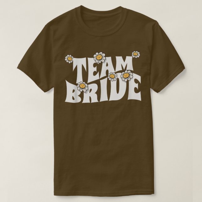 Camiseta Time da Noiva Despedida de Solteira Casamento  (Frente do Design)