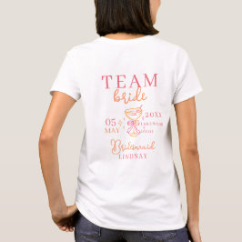 Camiseta TIME DA NOIVA! Festa de Despedida de Solteira com 