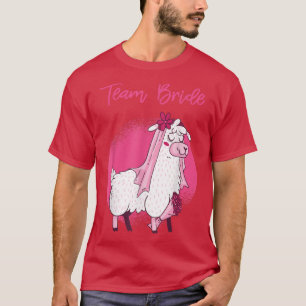Camiseta Time da Noiva Lama Alpaca Garotas Despedida de Sol