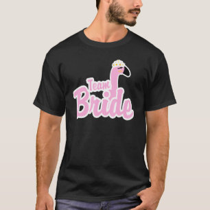 Camiseta Time da Noiva Pássaro Flamingo Variedade de Animai