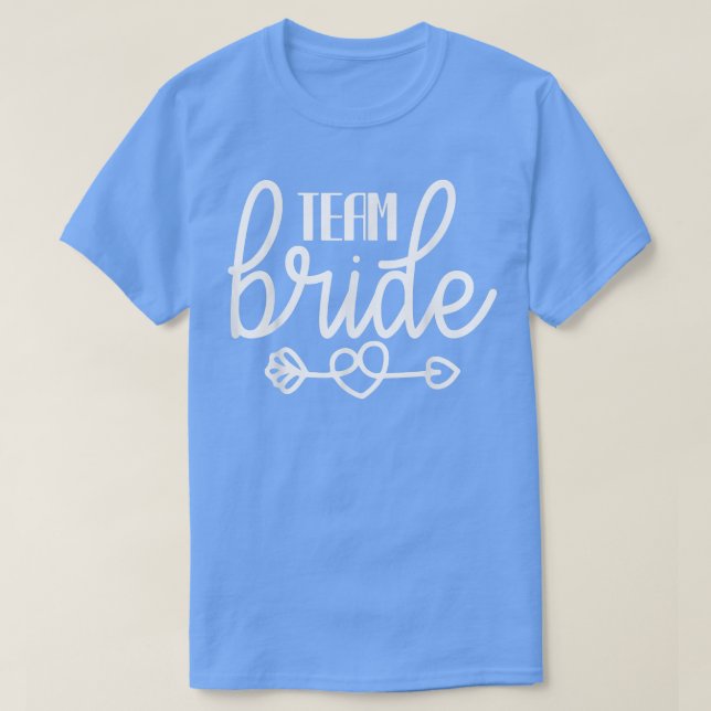 Camiseta Time da Noiva Seta Festa de Casamento e despedida  (Frente do Design)