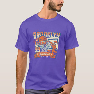 Camiseta Time de Basquete Atlético Esportivo de Brooklyn