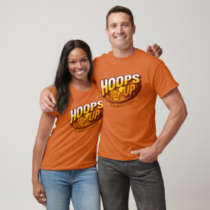 Camiseta Time de Basquete Hoops Up Esportes Retrô