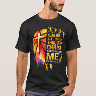 Camiseta Time de Basquete Masculino Cristão Equipe de Jogad