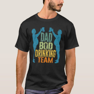 Camiseta Time de Bebedores de Corpo de Pai Retro, Pai Engra