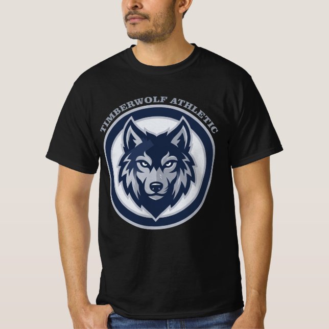 Camiseta Time de Esportes Brasão Atlético Timberwolf (Frente)