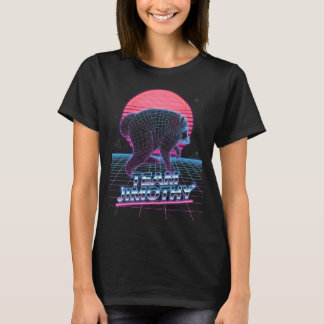Camiseta Time de Panda de Lixo Engraçado Guaxinim Jimothy M