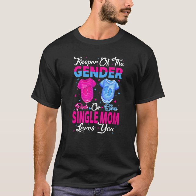 Camiseta Time de Rosa ou Azul Guardião do Gênero Mãe Soltei (Frente)