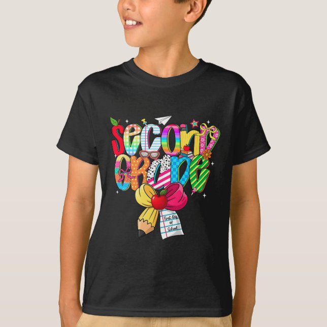 Camiseta Time de Sonho da 2ª Série Préppy de Volta às Aulas (Frente)
