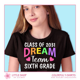 Camiseta Time de Sonho do Sexto Ano de Volta às Aulas