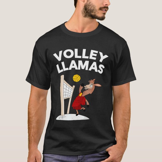 Camiseta Time de Volei Llamas de Voleibol (Frente)