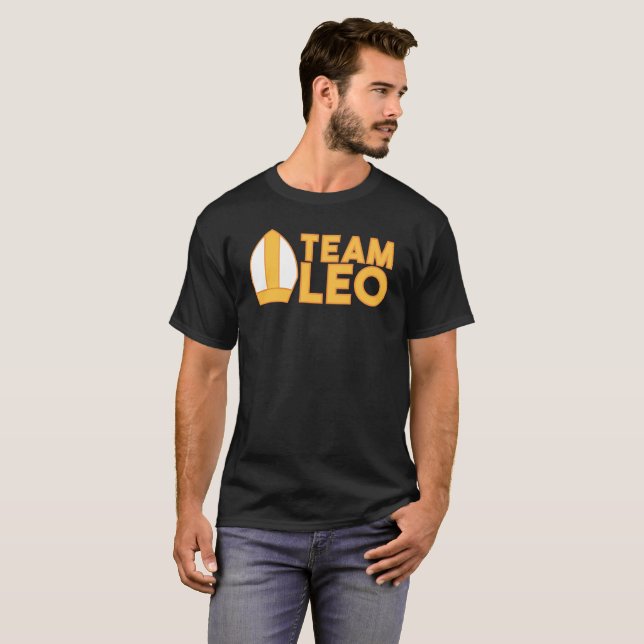 Camiseta TIME DO PAPA LEÃO (Frente Completa)