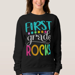 Camiseta Time First Grade Hello 1rua Rocks De Volta A Sch