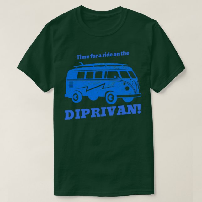 Camiseta Time for a ride on the DIPRIVAN (Frente do Design)