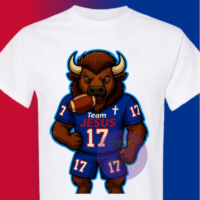 Camiseta Time JESUS Futebol 17 - Cristão (Criador carregado)