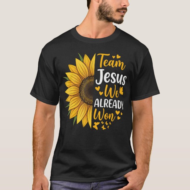 Camiseta Time Jesus Já Ganhamos (Frente)