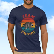 Time Jimothy o Mapache Lenda Ouro Azul Vermelho