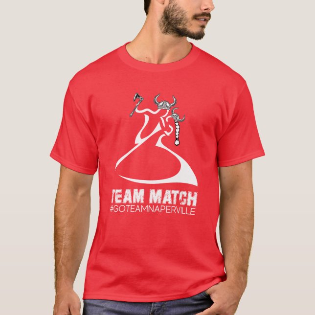Camiseta Time Match - Naperville! (Frente)