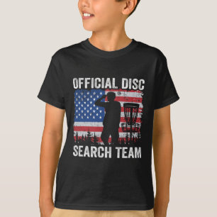 Camiseta Time Oficial de Busca de Disco Bandeira Americana