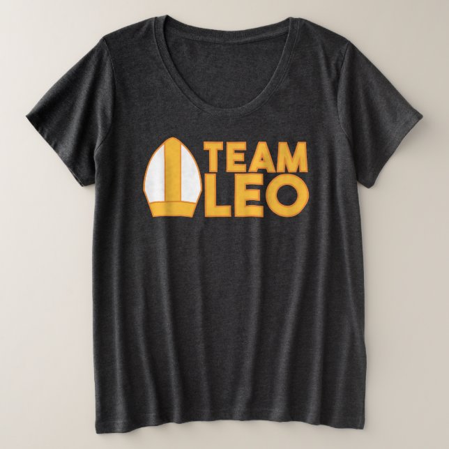 Camiseta TIME PAPA LEÃO (Frente do Design)