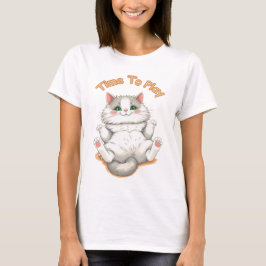 Camiseta Time To Play - Best Cute Cat Design