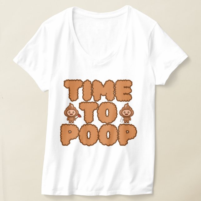 Camiseta Time To Poop Funny (Postura )
