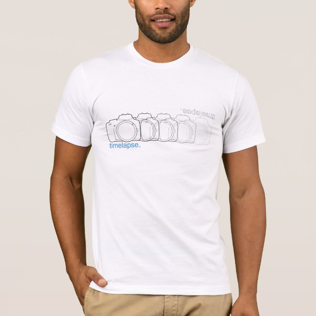 Camiseta Timelapse Photography Shirt desenho (Frente)