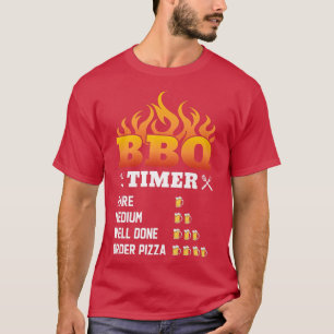Camiseta Timer de churrasco Raros Pizza Grilli de encomenda