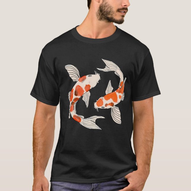 Camiseta Tímido como um Koi (Frente)
