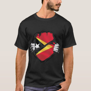 Camiseta Timor-Leste Pura Raiz Negra