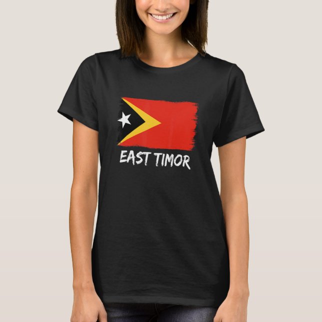 Camiseta Timorense Flag Timor Leste 1 (Frente)