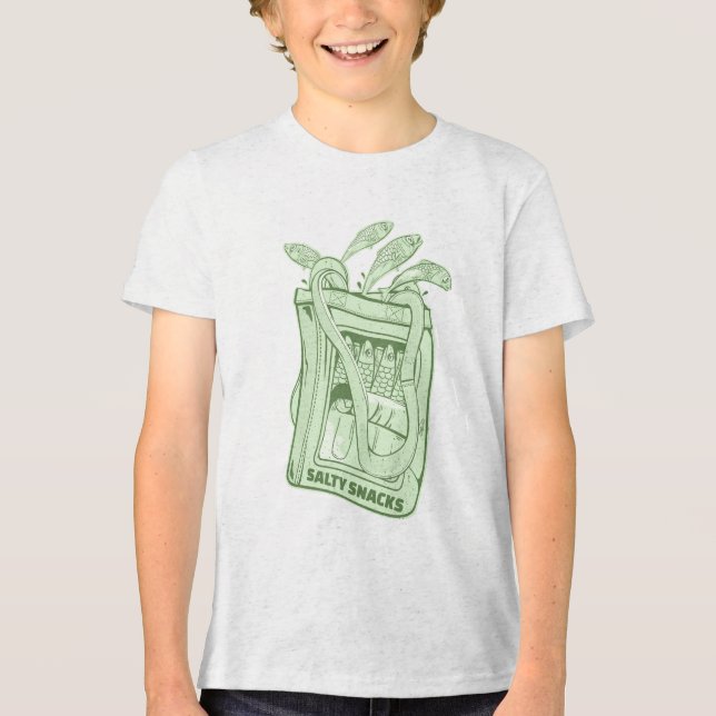 Camiseta Tin de sardinha salgada (Frente)