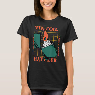 Camiseta Tin Foil Hat Club - Free Thinker - Conspiração Rea