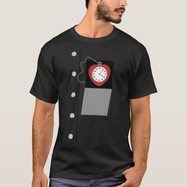 Camiseta Tin Man Costume Halloween Wizard De Oz Tinman Vint (Frente)